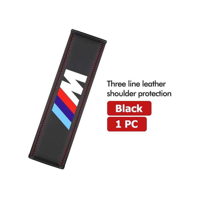 

Leather Car Seat Belt Cover Shoulder Pad Interior Accessories For BMW M Performance Alpina M3 M5 M6 X1 X3 X4 X5 G20