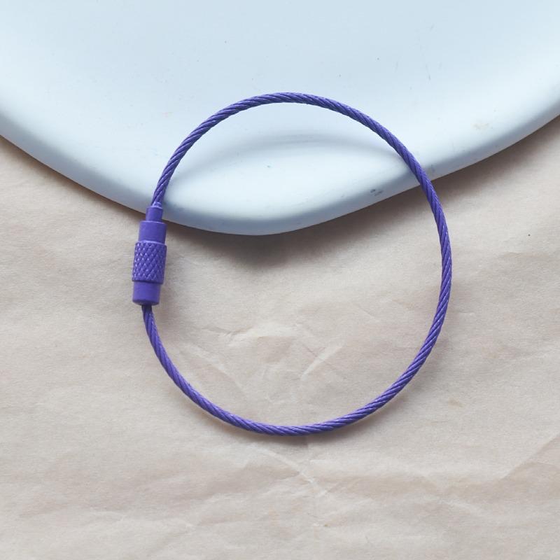 1 stk Fargerik Bagasjelappklemme i Rustfritt Stål Slitesterk og Enkel å Installere Perfekt for Reise og Daglig Bruk