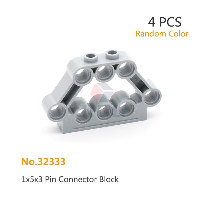 Technical Driving Ring Universal Joint Axle and Pin Connector with Holes Blocks MOC High-Tech Building Bricks Toy Replace Parts