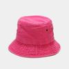 Mens Womens Washed Plain Bucket Hat All Season Outdoor Travel Sun Protection Cap