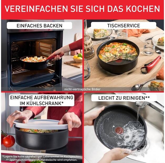 Набор посуды Tefal L76495 Ingenio Ultimate, 5 предметов (L7649553)