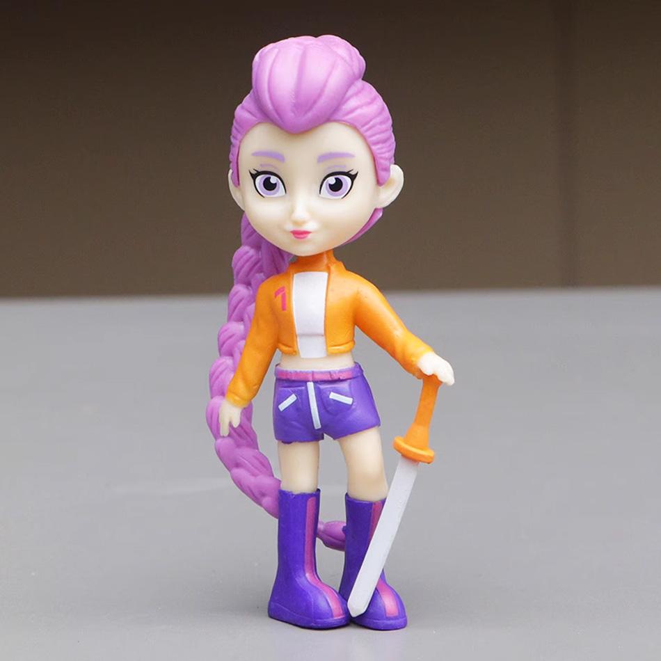 10cm Kpop Devil Hunter Rumi Zoe Mira Anime Character Collection Desktop Trinkets  New Year Gift for Children