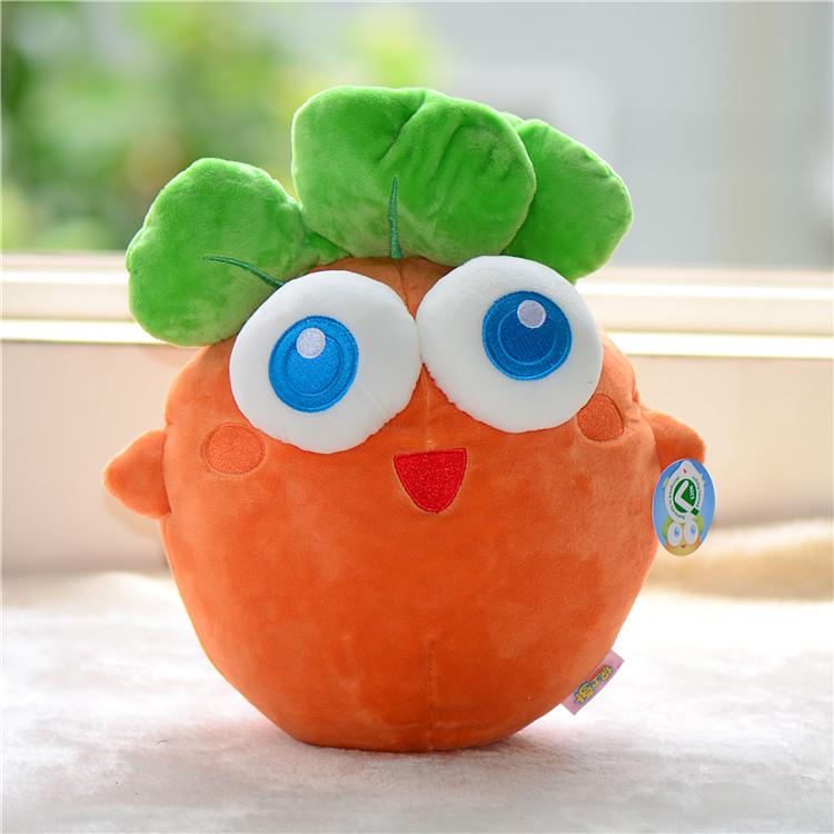 

3D Плюшева іграшка-подушка Морква для дівчаток 25cm, 160g