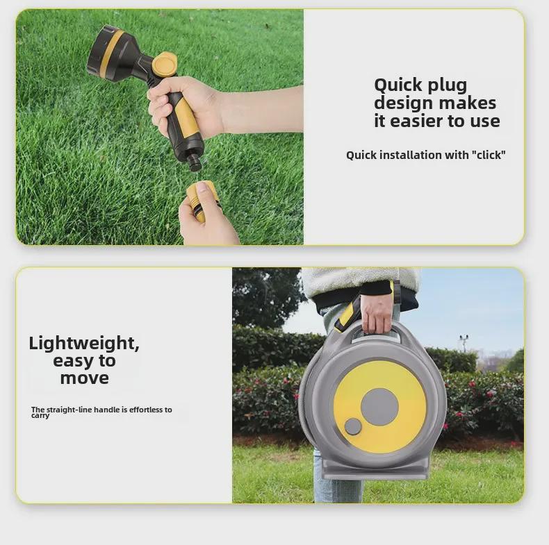 Multifunctional Garden Hose with Water Gun - Perfect for Watering, Car Washing, and More