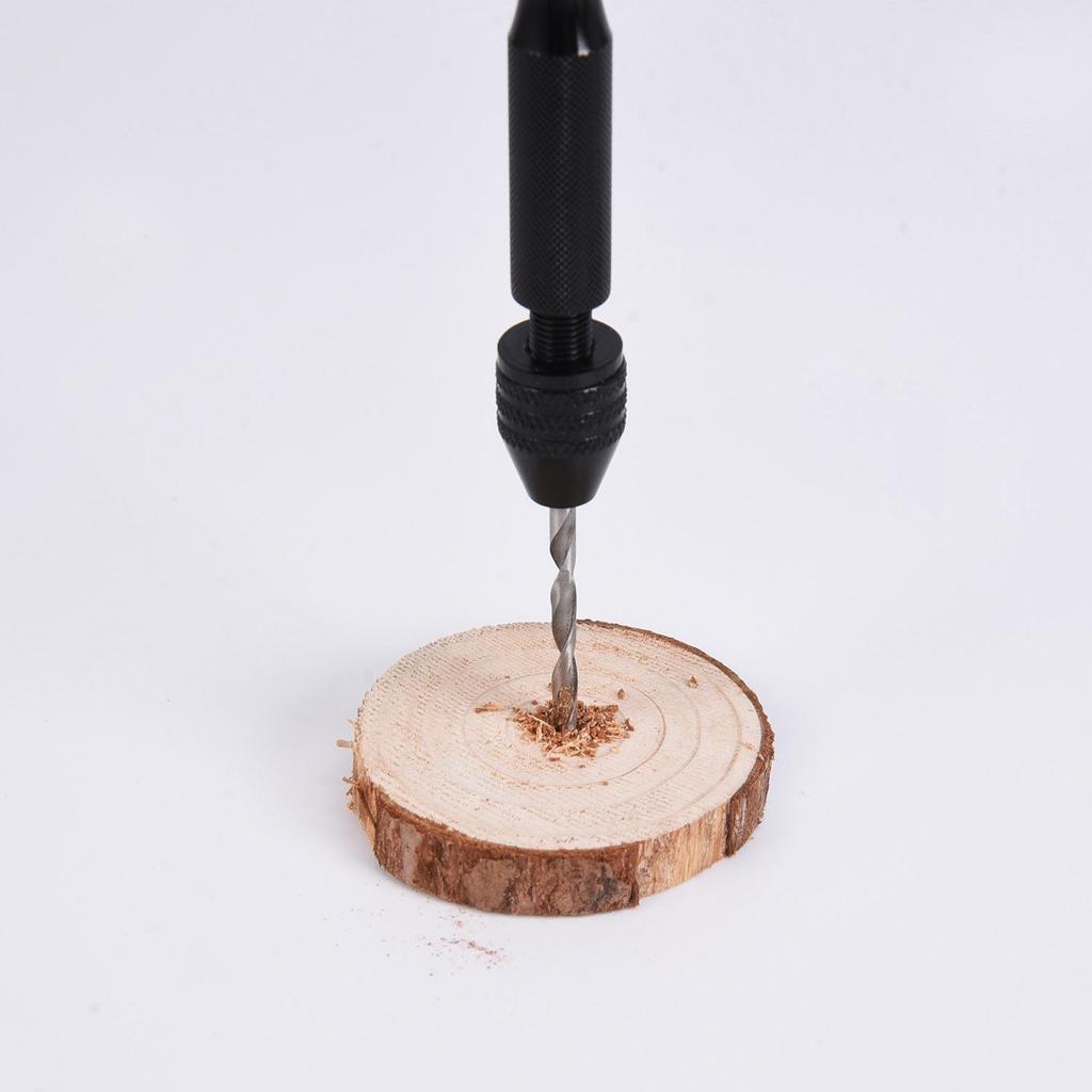 Acrylic Resin Model Punching DIY Manual Drill Bit Set Black Hand  Drill