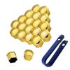 20PCS Hub Screw Cover & Hub Center Cover for Tesla Model 3 S X Y, Hub Screw Protective Cap Tire Modification