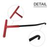 Exhaust Spring Puller Tool Snowmobile ATV Motorcycle Muffler Exhaust Stand Removal Tool T-Handle Type with Rubber Coating