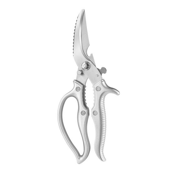 

Heavy-Duty Kitchen Shears, Stainless Steel Poultry Scissors for Chicken Fish Ribs, 6-in-1 Tool with Bottle Opener, Fish Scale Scraper Nut Cracker