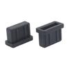 2pcs Car Engine Cover Rubber Pads Rubber Sleeves Clip On Engine Cover Sleeve Vehicle Accessories Suitable for Auto Models