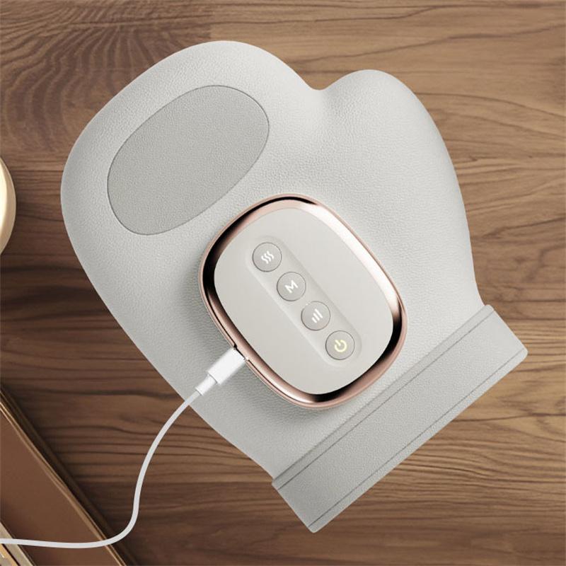 New USB Electric Hand Massager Constant Temperature Hot Compress Hand Massager 5-speed Adjustable USB Rechargeable Massager  Parents Gift