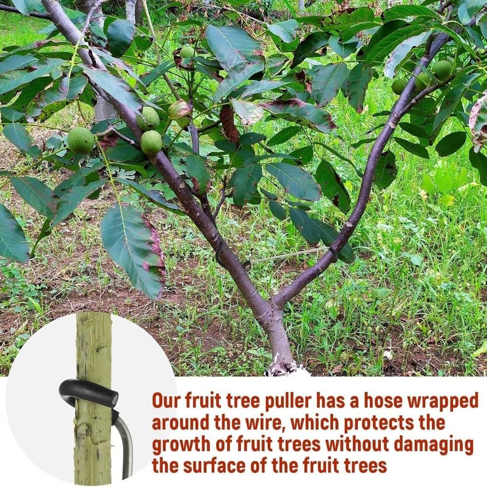 10 PCS Rubber Hooks Branch Bender Metal Tree Branch Spreader Tree Shaping Limb Spreader  Fruit Trees