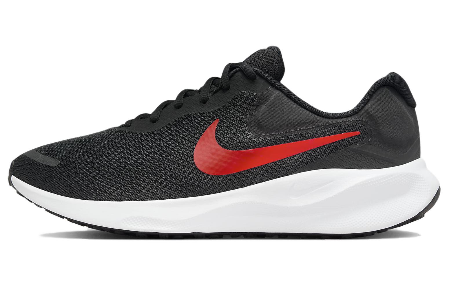 Nike Revolution 7 Black White University Red FB2207-003 44