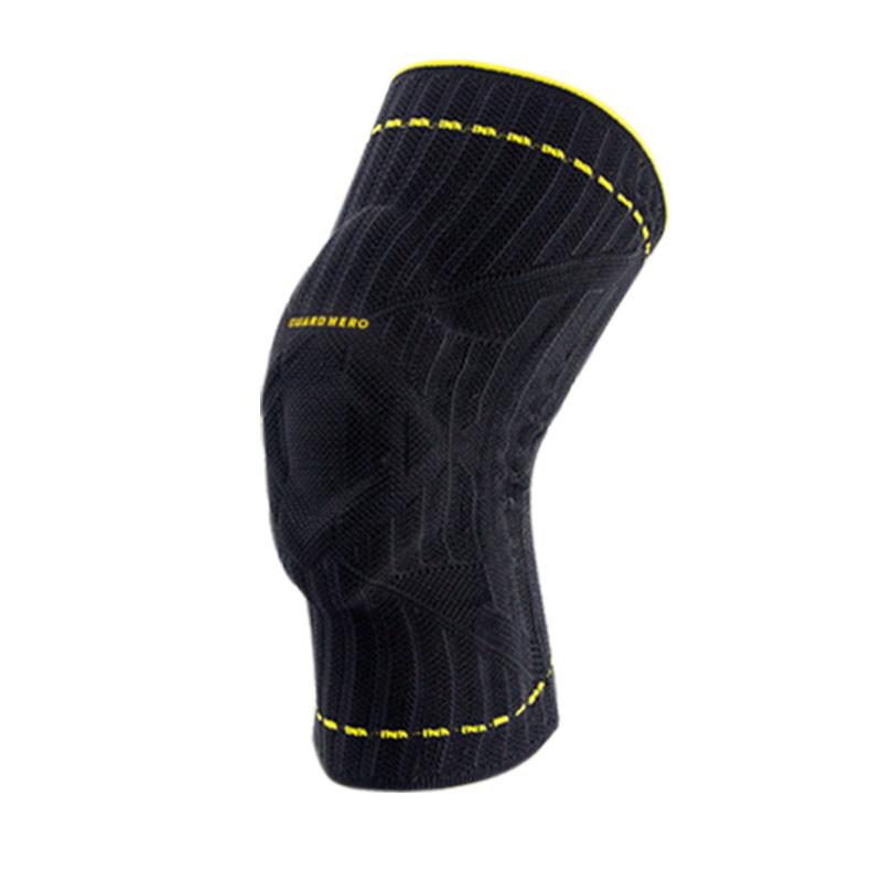 

Silicone Sports Knee Pads Knitted Nylon Cycling Pressurized Basketball Running Protective Gear Equipment Fitness Mountaineering Knee Pads XL (single)