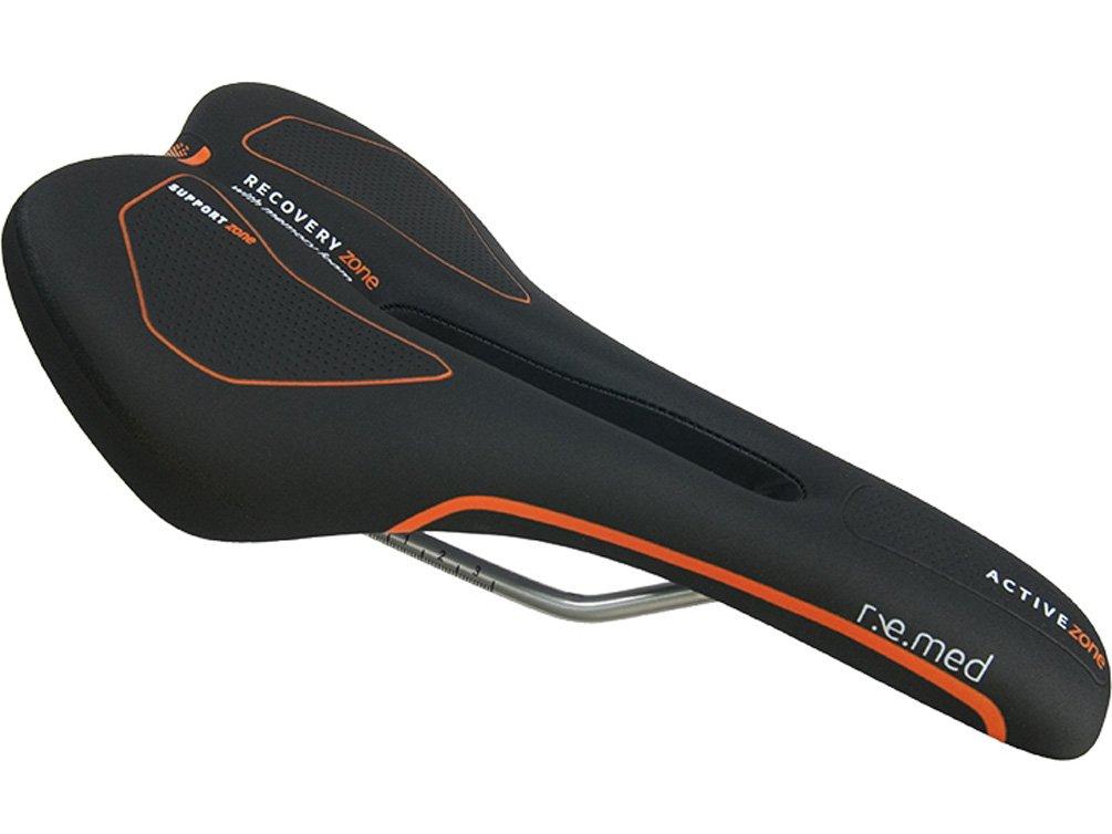 

Bicycle saddle 2354HRMA10033 145mm x length 280mm [Sera Royal] Black/Orange approx.