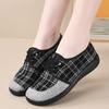 Spring new old Beijing cloth shoes women's flat-bottomed breathable single shoes one-pedal women's shoes comfortable casual mother shoes