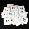 22 Hebrew Letters Children Montessori Style Infant Learn Hebrew Words Card Flashcards Cognitive Learning Playthings Memorise Gifts ideal for Kids