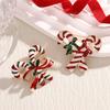 New Year Christmas Gifts Clothing Accessories Enamel Rhinestone Bells Christmas Wreaths Brooches Holiday Jewelry Women's