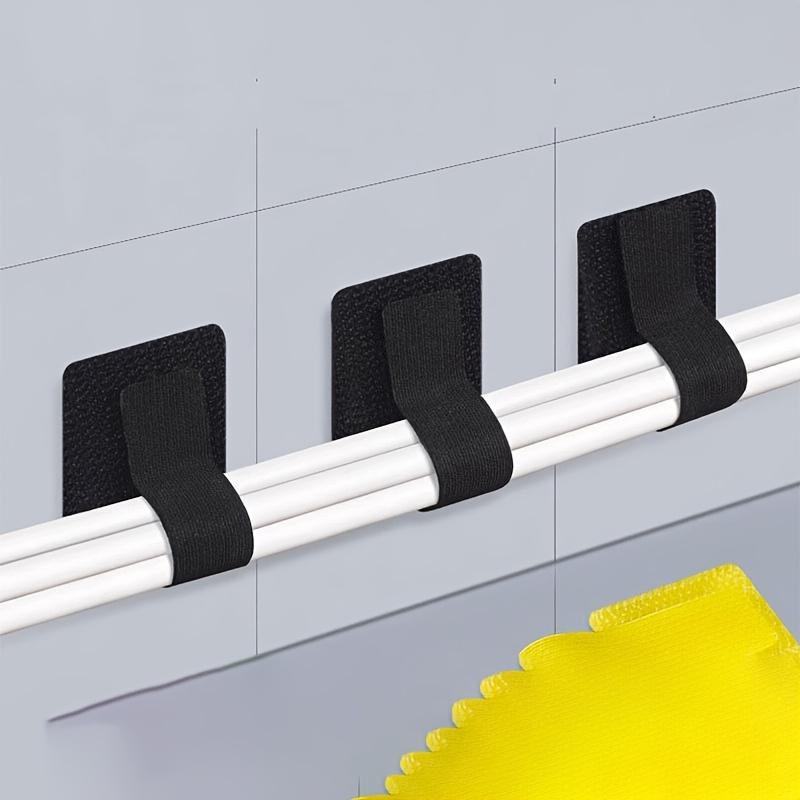 10pcs Pack Heavy-Duty Reusable Tape- No Residue Removable Sticky Bindings, Strong Hold for Cables, Wires, for office, Desk