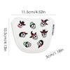 Golf Putter Cover PU Putter Head Wrap Cover Waterproof Protective Wrap Skull Pattern Magnetic Buckle Outdoor Sport Accessories
