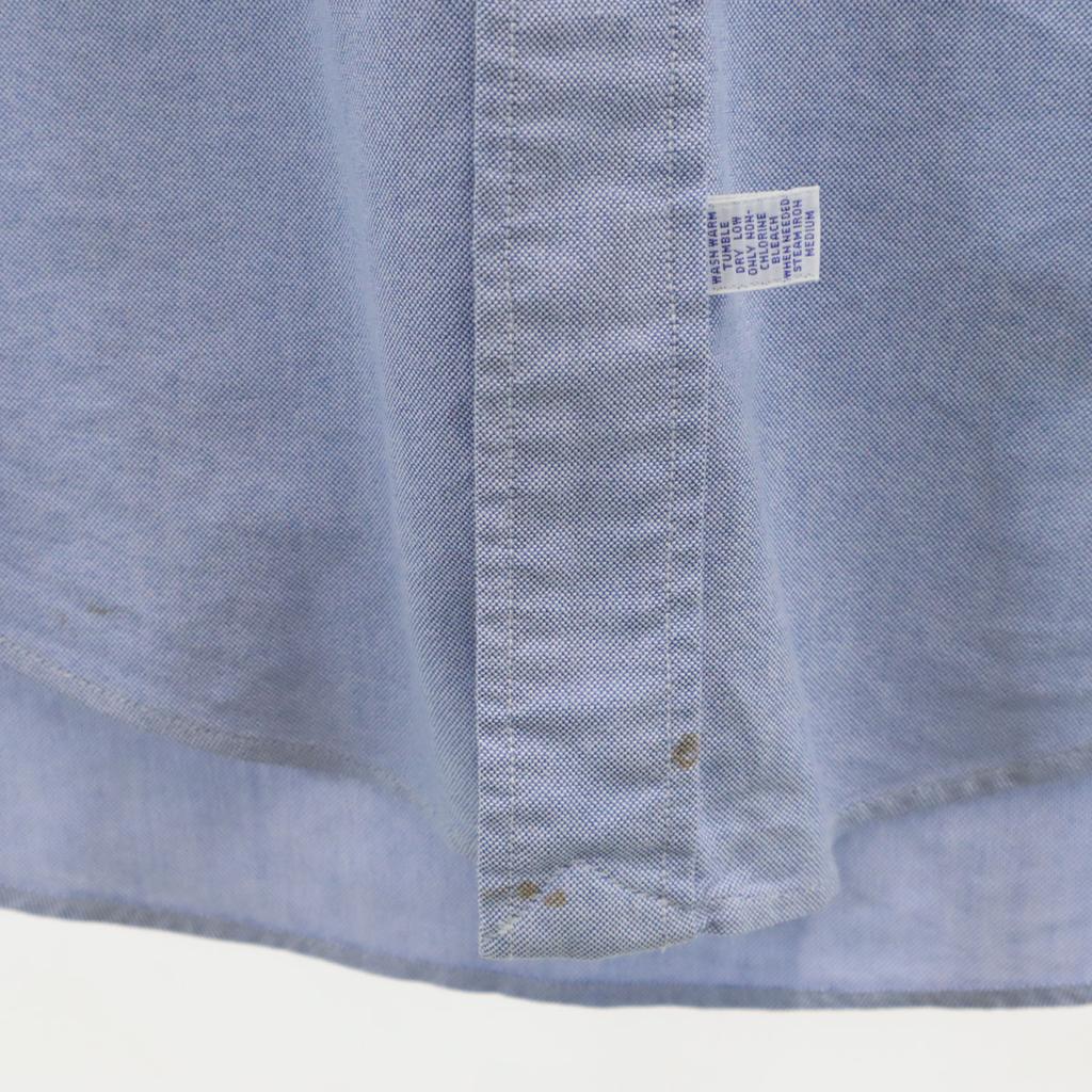 RALPH LAUREN Long sleeve Oxford Button down shirt 15 1/2-33 Blue purple Men's Used