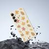 For Samsung Galaxy A16 5G/4G Case Leaves Pattern Printing Straight Edge TPU Phone Back Cover