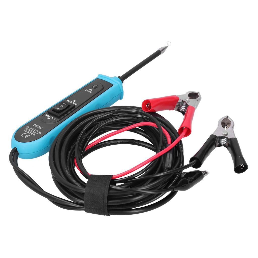 EM285 Car Electric Circuit Tester 6‑24V DC Overload Protection with Detachable Circuit Probe