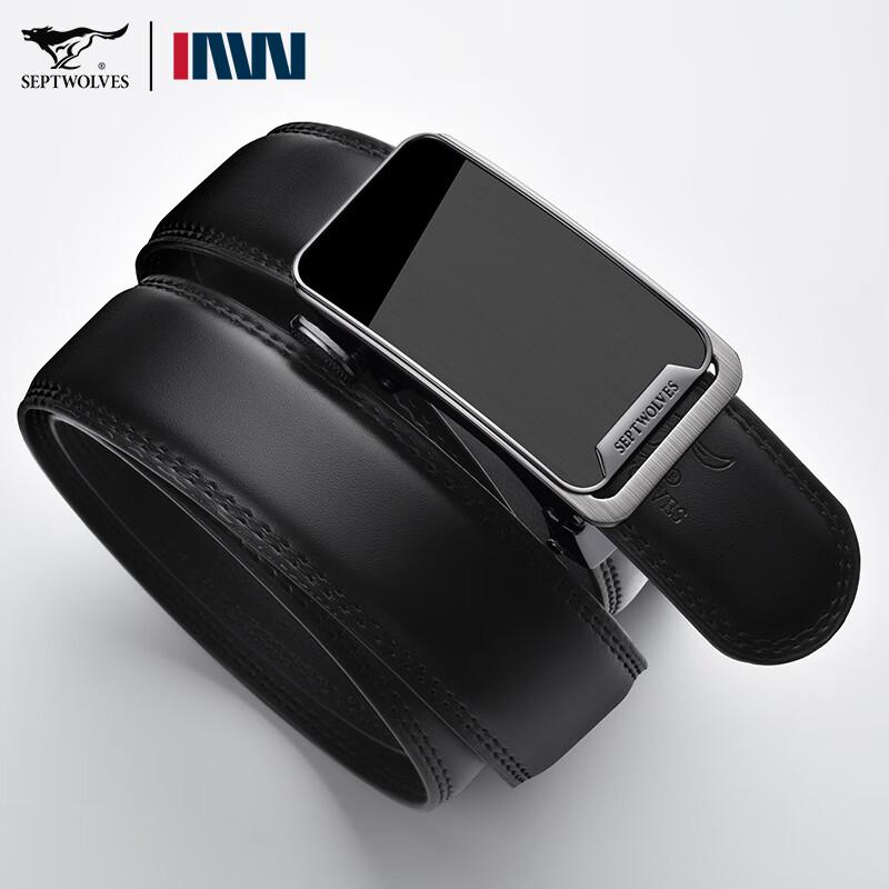 Septwolves Men's Automatic Buckle Leather Belt