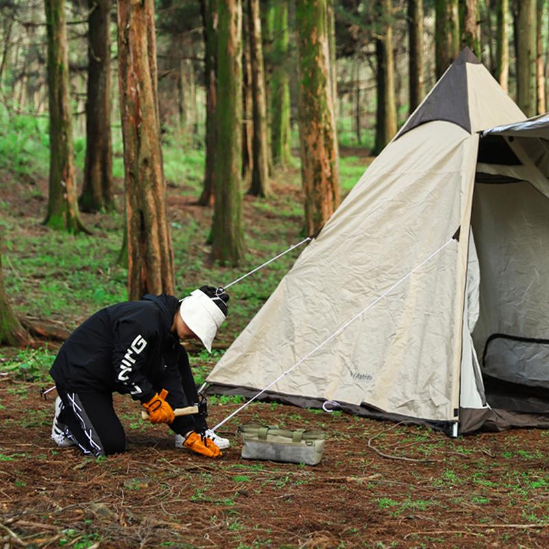 5pcs 20-40CM Metallic Tent Pegs Cast Iron Stakes for Outdoor Canopy Sunshade Accessories