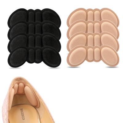 Cuscinetto antiscivolo per tallone da donna - Adesivo antiscivolo per tallone per prevenire danni causati dall'acqua e scivolamenti, adatto a tutti i tipi di scarpe - 5 paia di confezioni