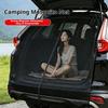 Magnetic Car Trunk Mosquito Net SUV Tailgate Ventilation Mesh Screen Insect Proof Camping Gear for Outdoor Self-driving Travel