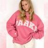 PARKE Women's Embroidered Hooded Sweatshirt - Versatile Loose Fit Sport Hoodie