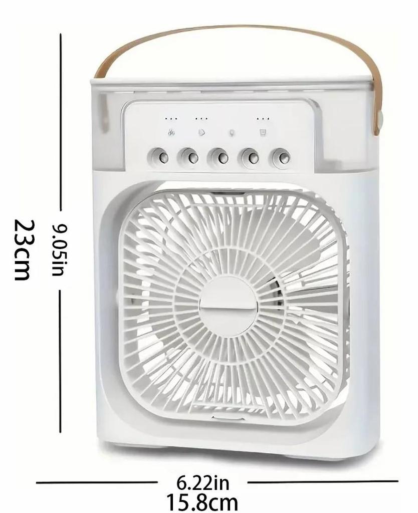 Portable Air Conditioner Fan Household Small Air Cooler Humidifier Hydrocooling Fan Portable Air Adjustment For Office 3 Speed