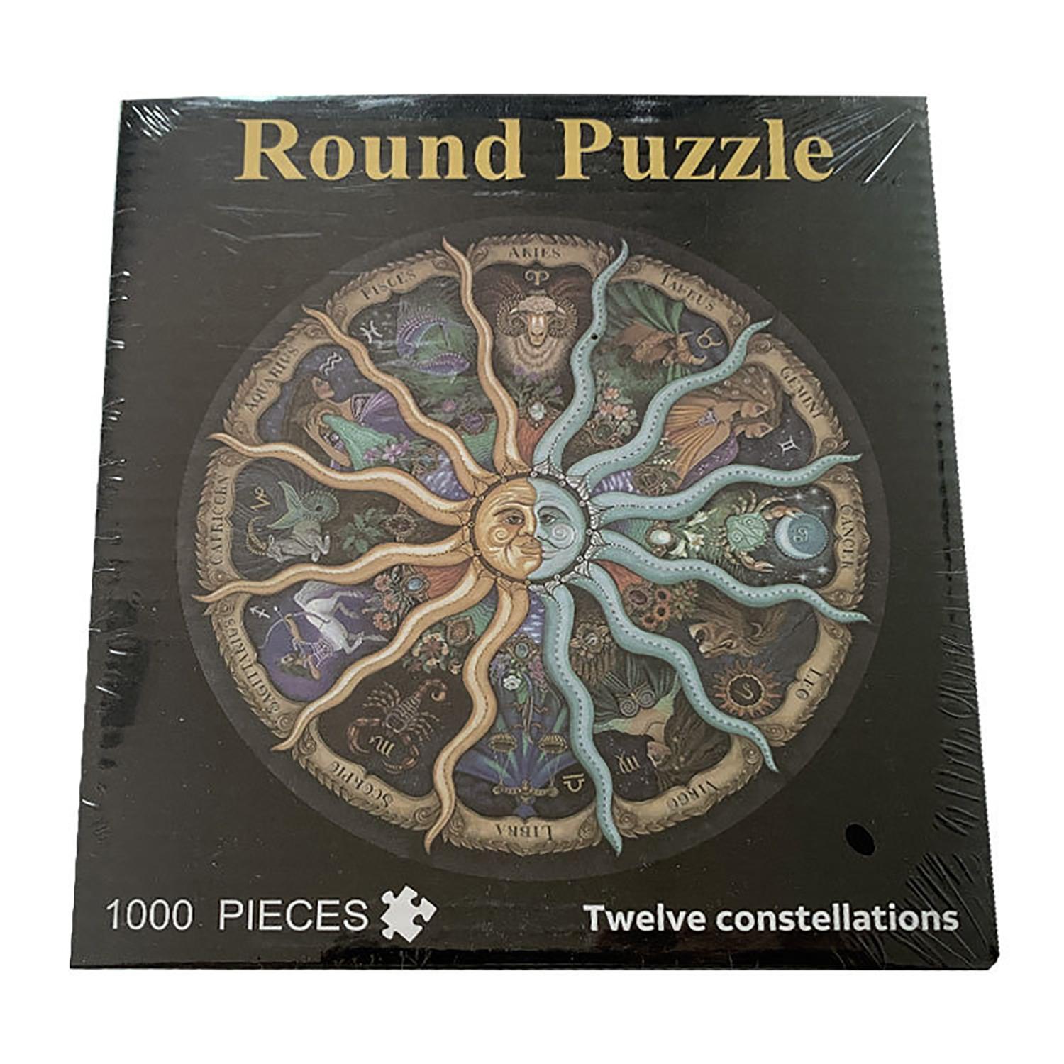 

Earth Puzzle Moon Puzzle Rainbow Adult Puzzle 1000 Pieces Starry Sky Space Passenger Plane Puzzle