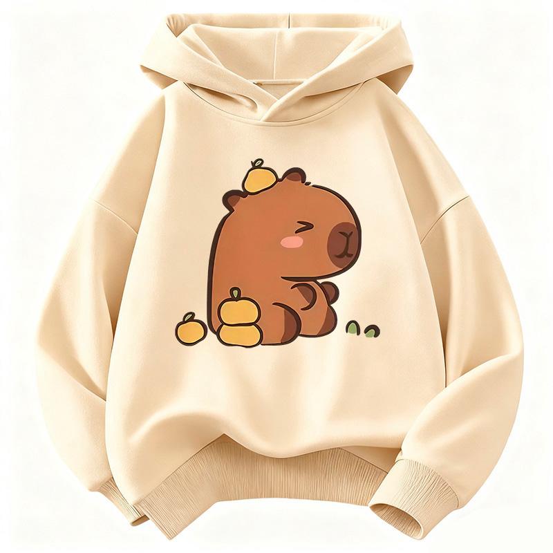 2026 Cute Capybara Graphic Children's Hoodie Sweatshirt Cute Hoody for Boys Girls Autumn Spring Casual Hoodies