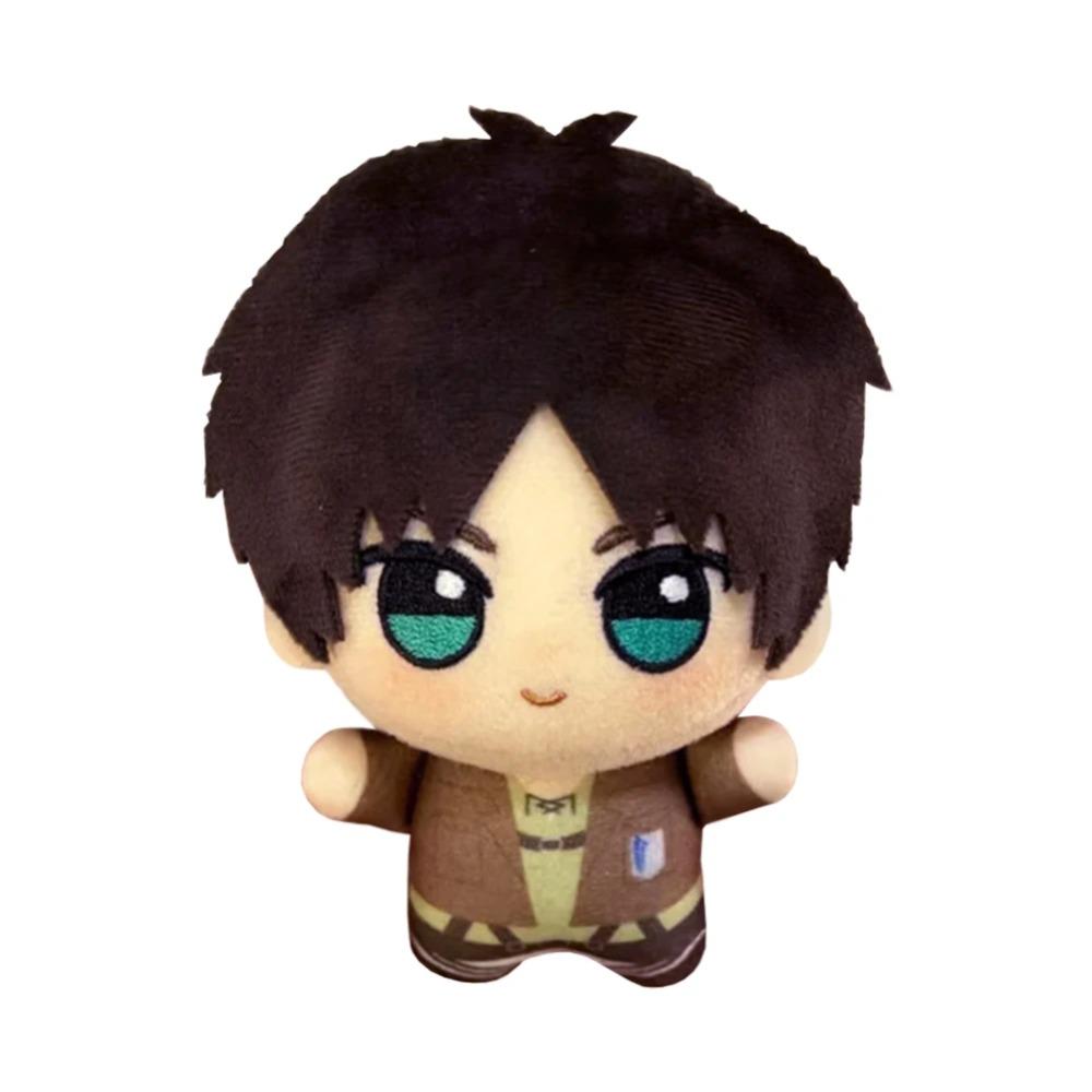 

Titan Anime Plush Toy Giant Eren Jaeger plushies Stuffed Starfish body plush doll Levi Figure Collect Bag Pendant keychain Gifts 10CM