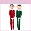 Enchanting Christmas Elf Doll Figurine Charming Holiday Decor Pvc Material