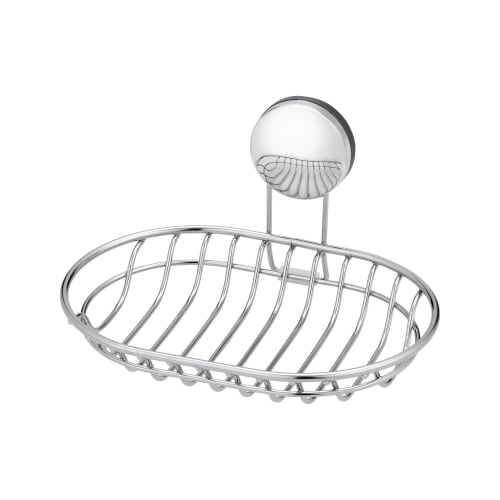 LEC Bathroom Wall Mounted Magnetic Soap Dish (Strong Magnet) Stainless Steel B00077