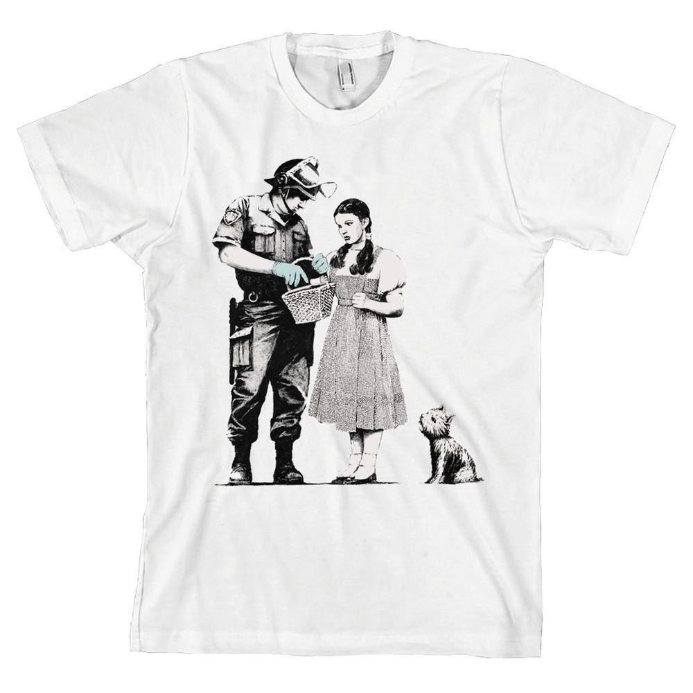 

BANKSY Stop and Search Dorothy Bella + Canvas *ALL SIZES & NEW* Unisex T-Shirt S