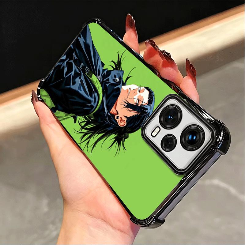 Anime Geto Suguru JUJUSU Plating Phone Case For Xiaomi Poco X5 X6 X7 X8 Pro Max F8 Ultra F7 M8 M7 M5S Redmi 15C 15 14C 13C 13 X3