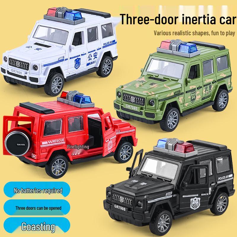 Douyin Boys' Educational Inertial Toy Car Model & Claw Machine Set