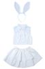 GLOWHOLIC Cosplay Halloween Weiß Separat Bunny Weiß [Klarer Stein] Damen