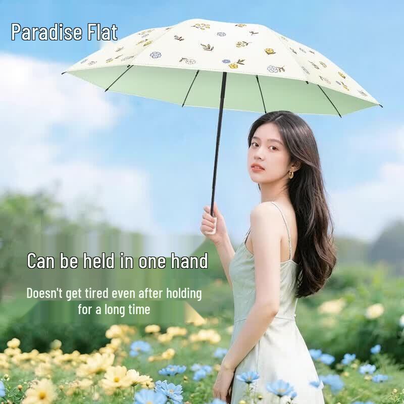 Tiangang Compact 3-Fold UV Protection Travel Umbrella