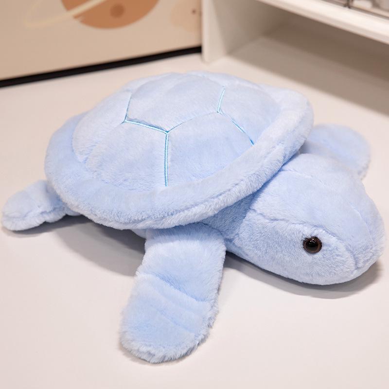 Adorable Soft Turtle Plush Pillow Toy - Small Sea Turtle Doll for Children's Comfort