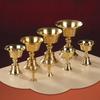 Universal Copper Butter Lamp Holder Golden Multi-Size Long Lamp Candlestick Candle Cup Festival