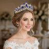 Vintage Style Rhinestone Bridal Crown Shiny Wedding Tiaras Headwear Bridal Tiara  Prom Event