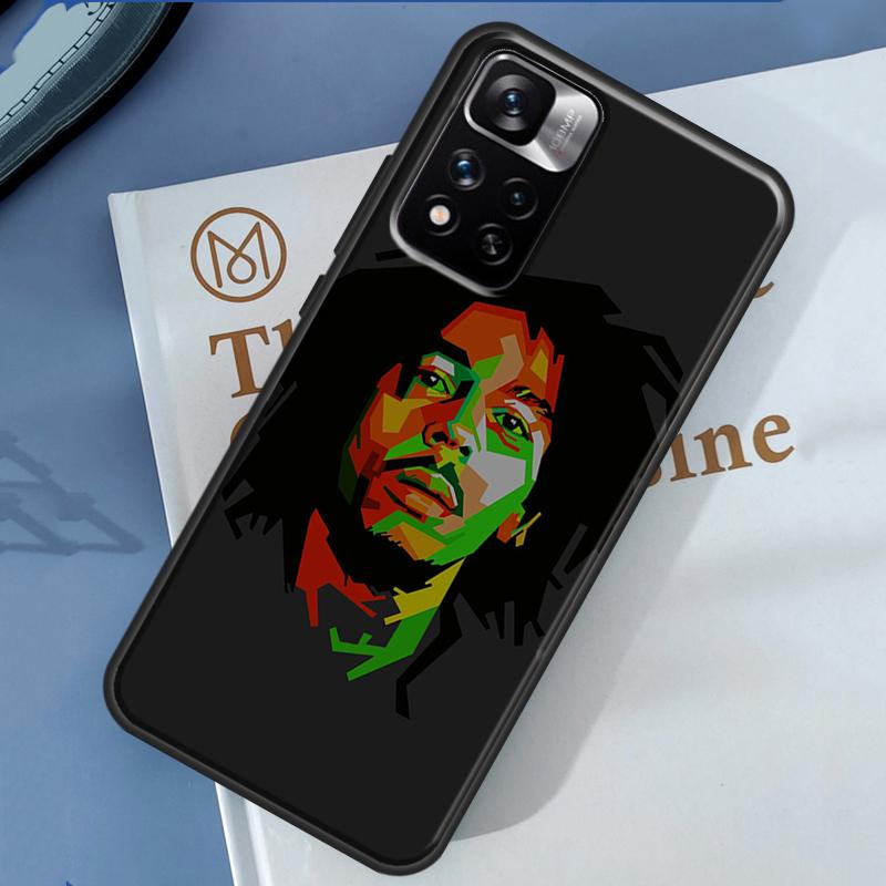 

Bob Marley Singer Case For Xiaomi Redmi Note 14 13 Pro 12 11 9 10 9S 10S 11S 12S Redmi 13C 10C 12C 14C Cover Redmi 13C
