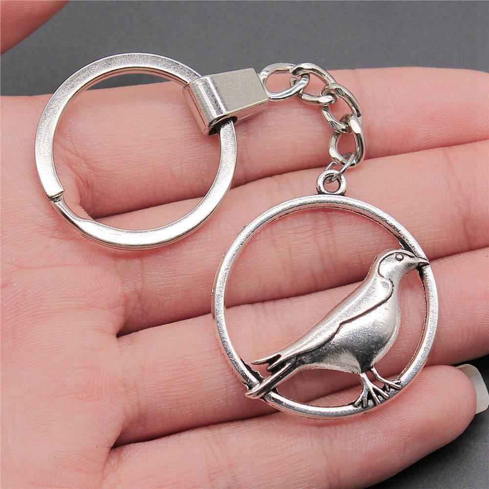30mm Keychains Butterfly Bird Kids' Jewelry Materials QY010