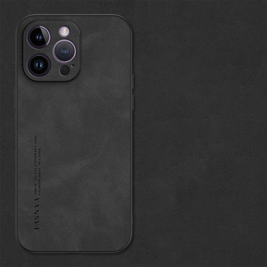 

Мягкий чехол из овчины для Motorola Moto G84 G24 G04 G14 G34 G54 Apple iPhone 15 12 13 14 16 Oneplus Nord CE 3 4 10T роскошная матовая тонкая задняя крышка Moto G14 чёрный