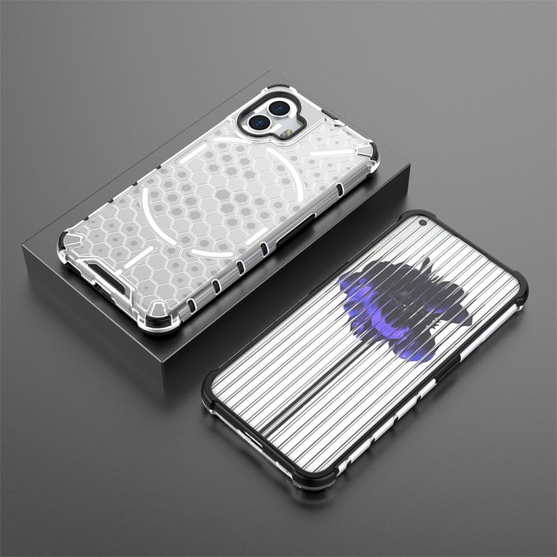 For Funda Nothing Phone 2 Case Nothing Phone 1 2 Cover Shockproof TPU Armor Hard PC Protective Phone Back Case Nothing Phone 2