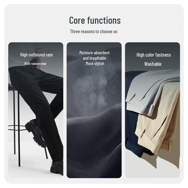 

Septwolves Men s Stretch Business Casual Pants 35A